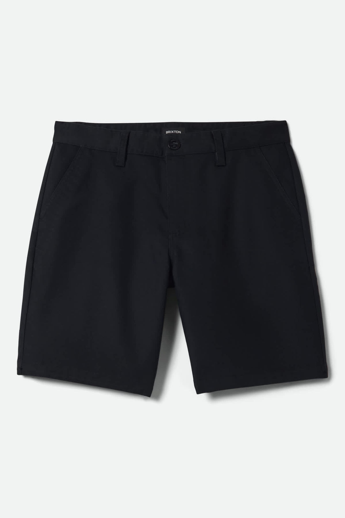 Brixton Santo Chino Short in black, front view