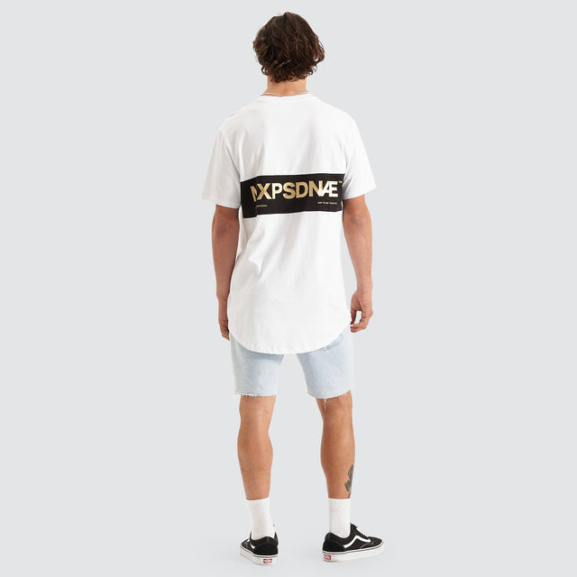 Mercenary Cape Back Tee - White