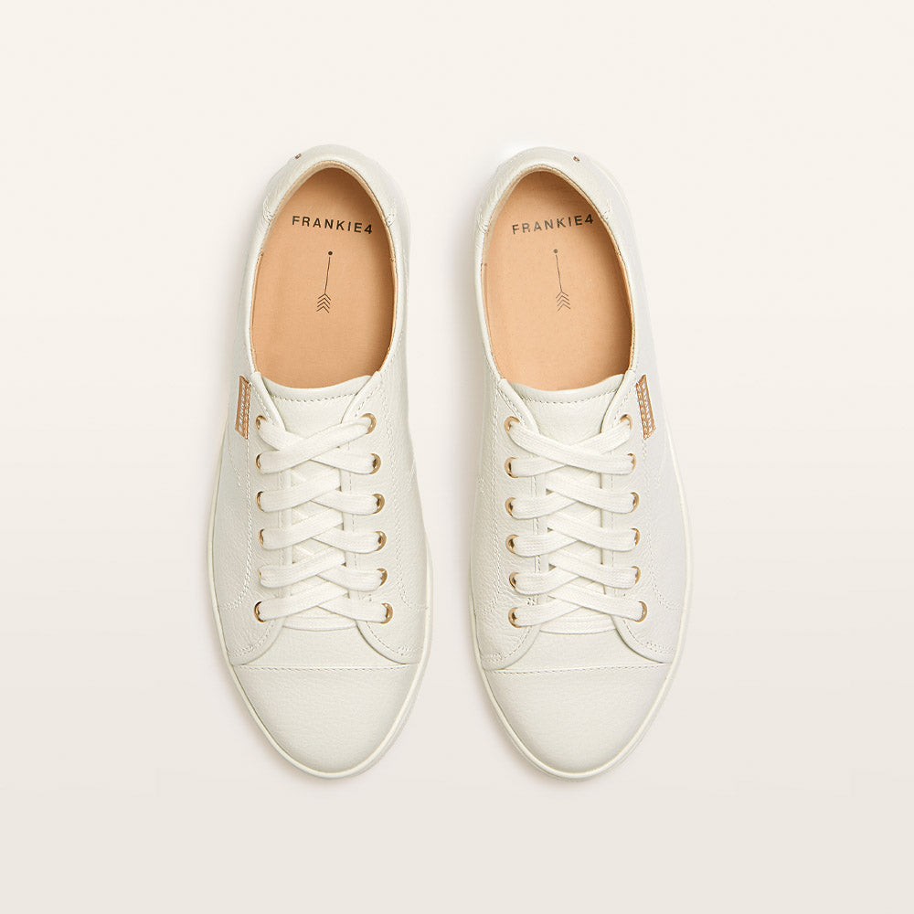FRANKiE4 Nat III Sneaker - White Tumbled (view 5)