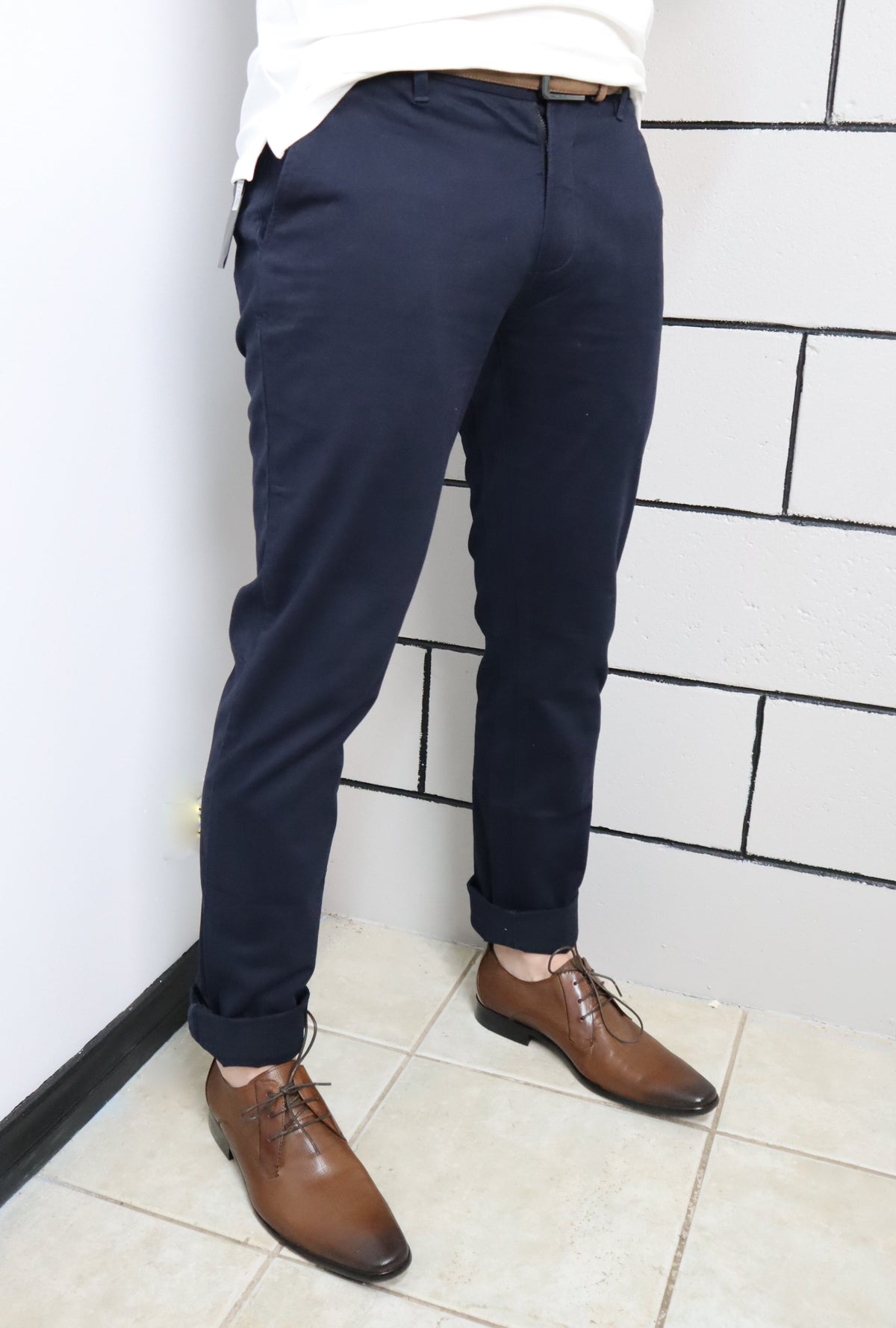 Nickel Links Chino in navy