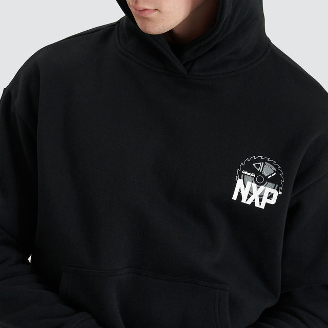 Mortar Heavy Hood - Jet Black