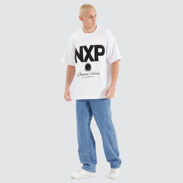 Service Loopback Raptor Tee - Optical White