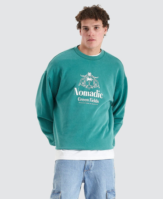 Dunes Relaxed Sweater - Pigment Deep Jungle