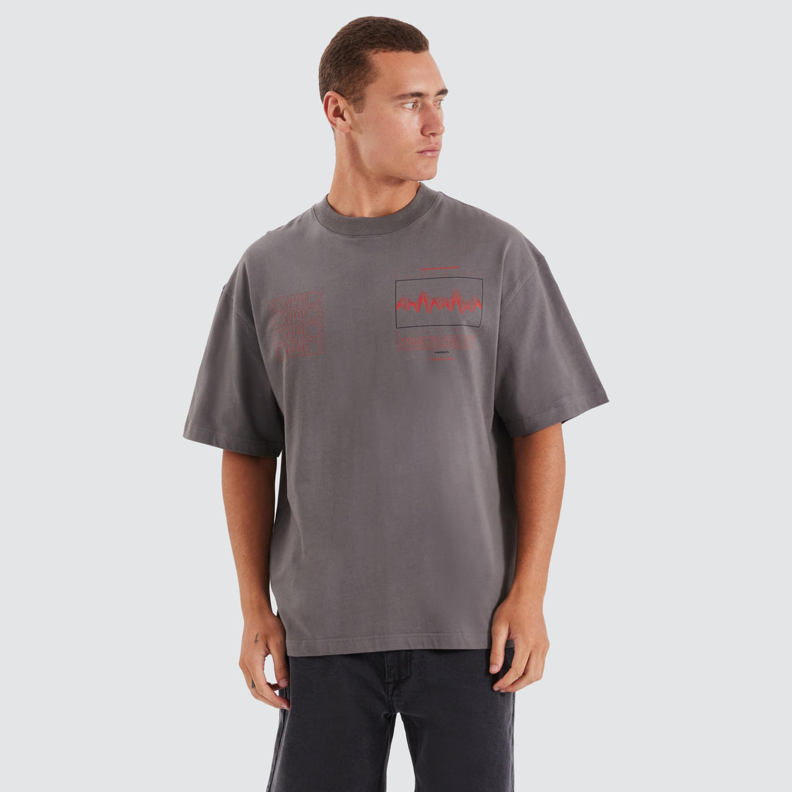 Frequency Street Tee - Charcoal