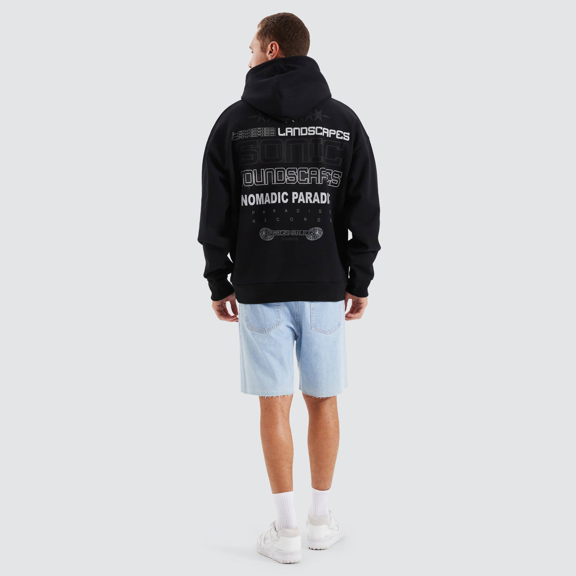 Nomadic Studios Oversized Hoodie - Anthracite Black (view 5)