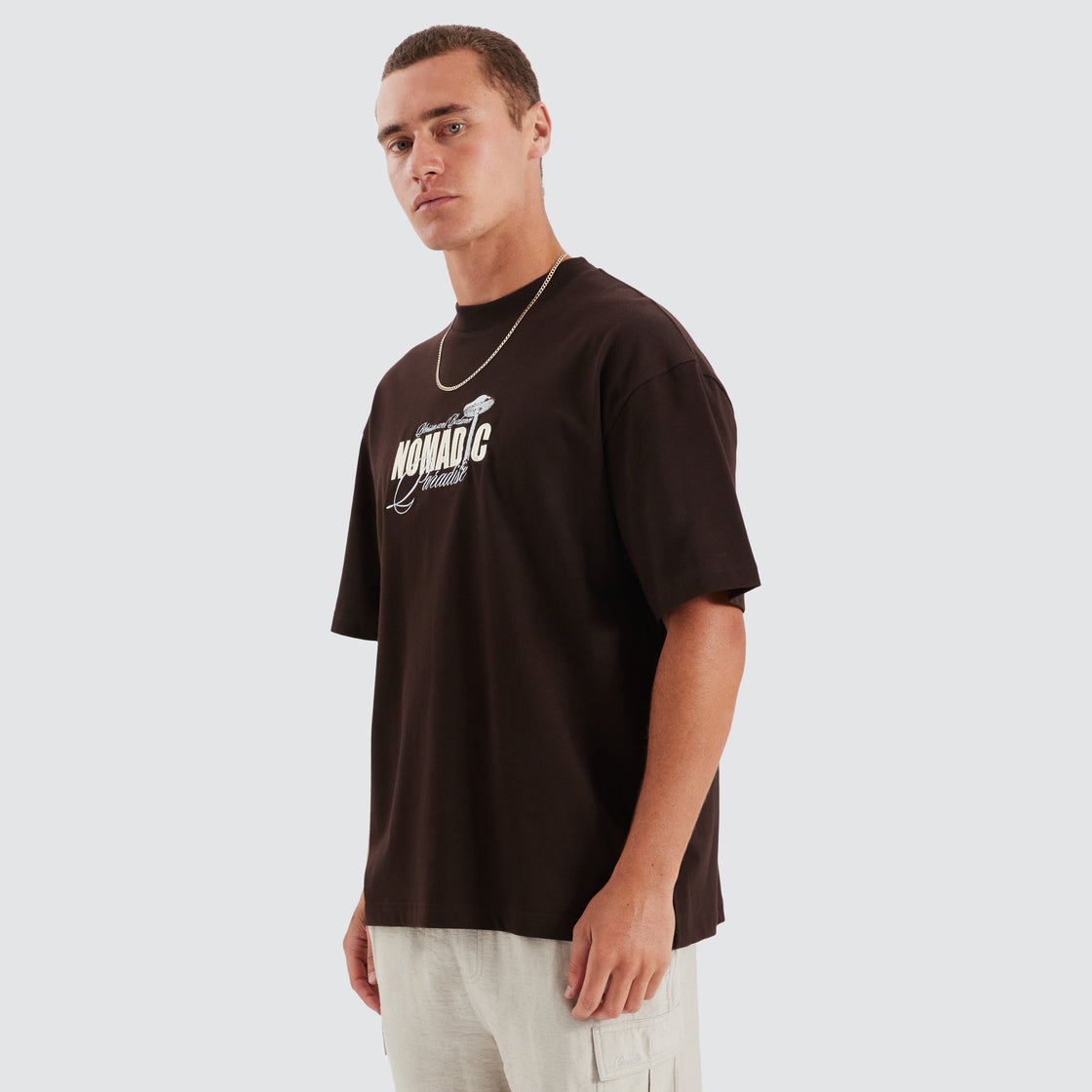 Toadstool Street Tee - Dark Chocolate