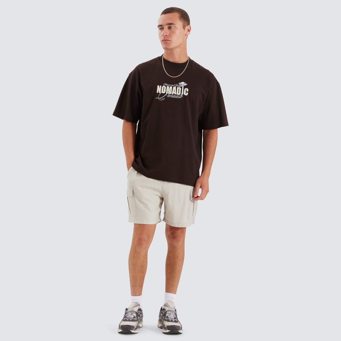 Toadstool Street Tee - Dark Chocolate