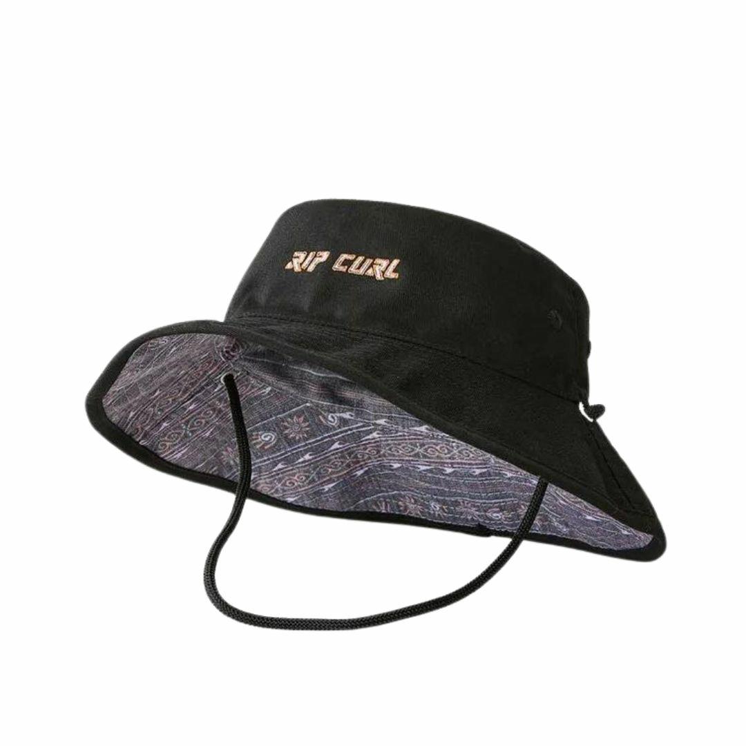 Rip Curl Revo Revo Wide Brim Hat in black - reverse