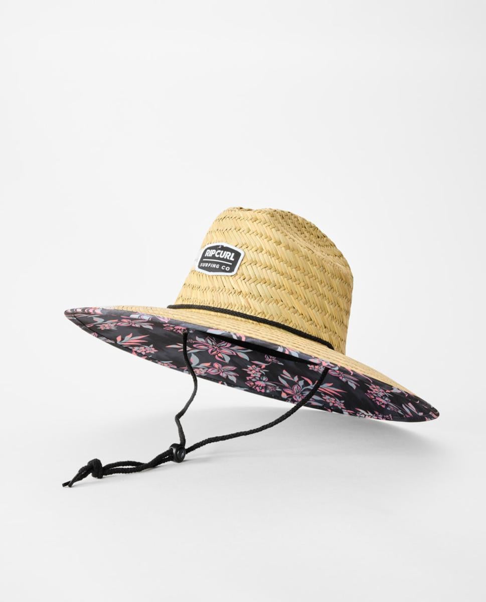 Rip Curl Fun Times Straw Hat - Black/Orange (view 3)