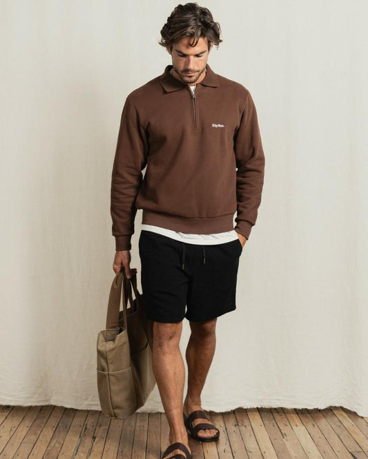 Furnace Quarter Zip - Brown