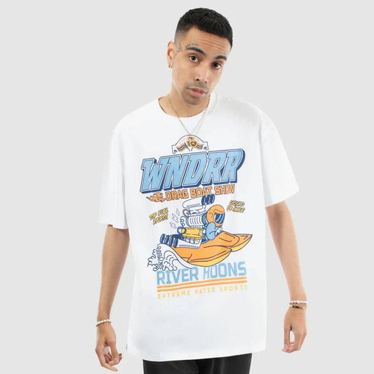 River Hoons Box Fit Tee - White