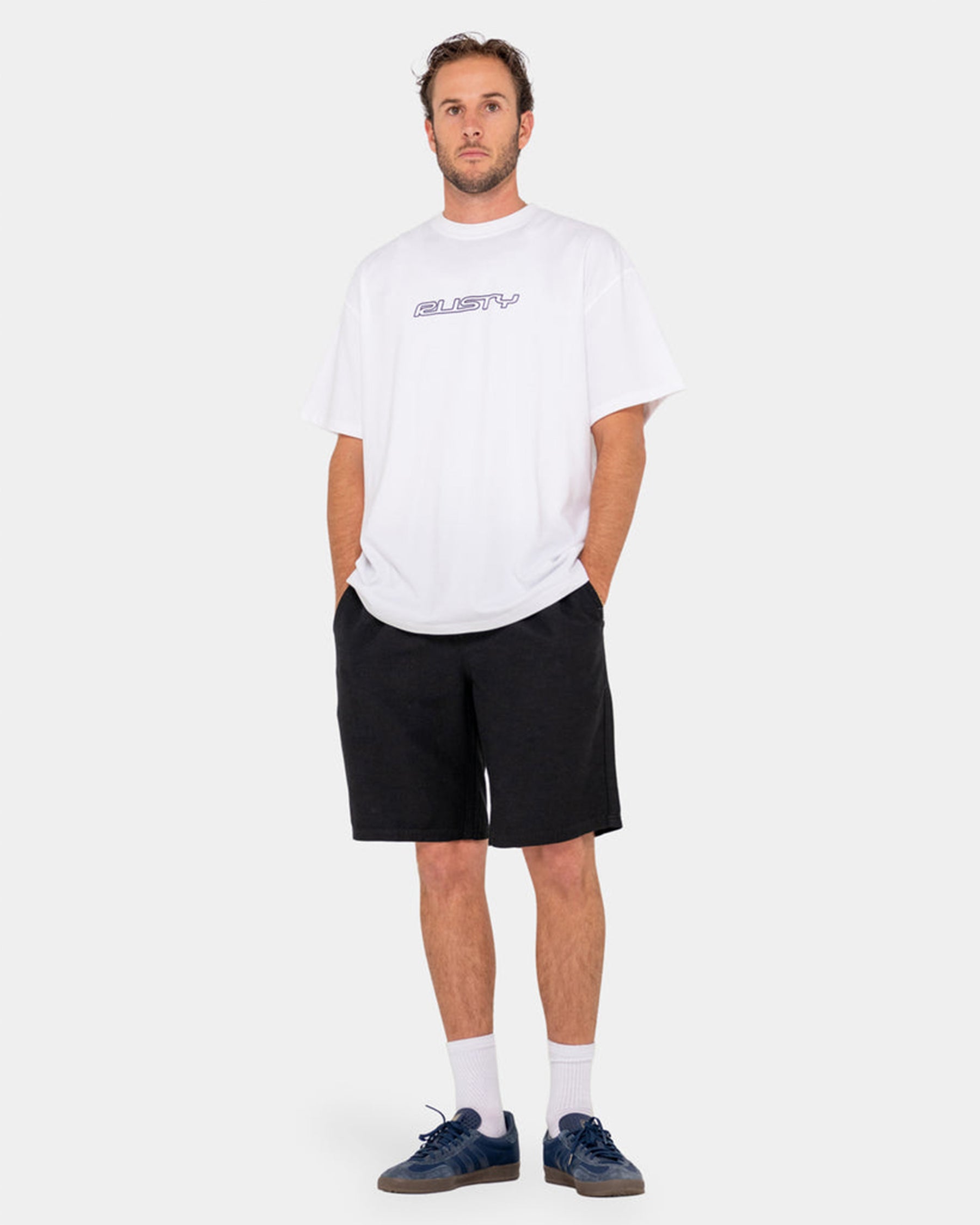 Rusty Overtone Elastic Short - Black (view 4)