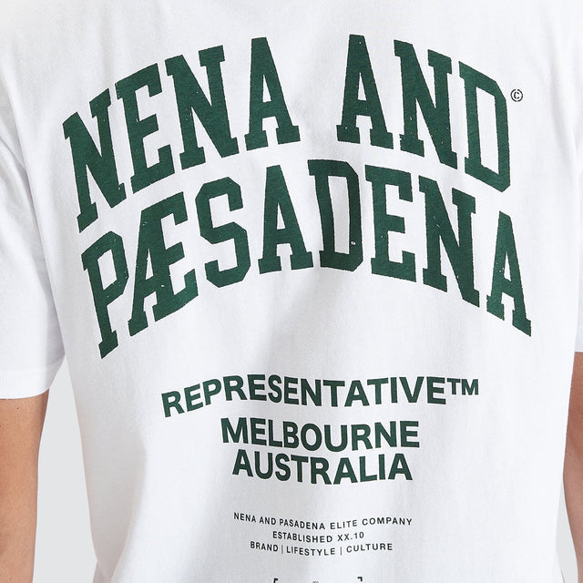 Overview Relaxed Tee - Optical White