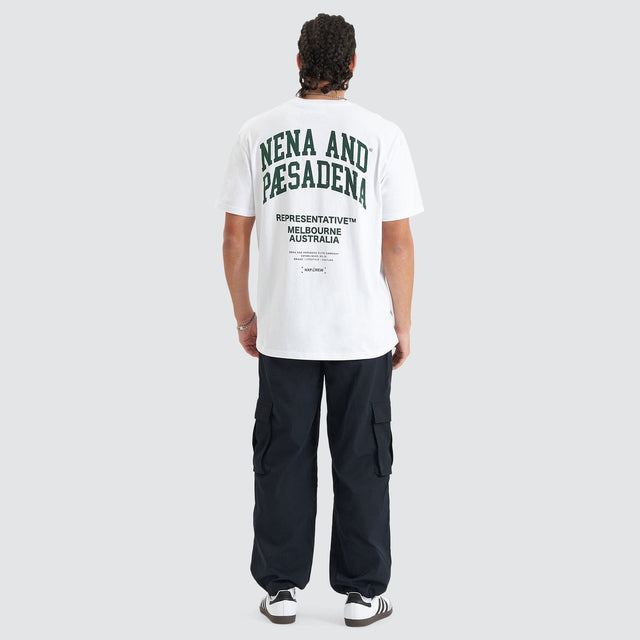 Overview Relaxed Tee - Optical White