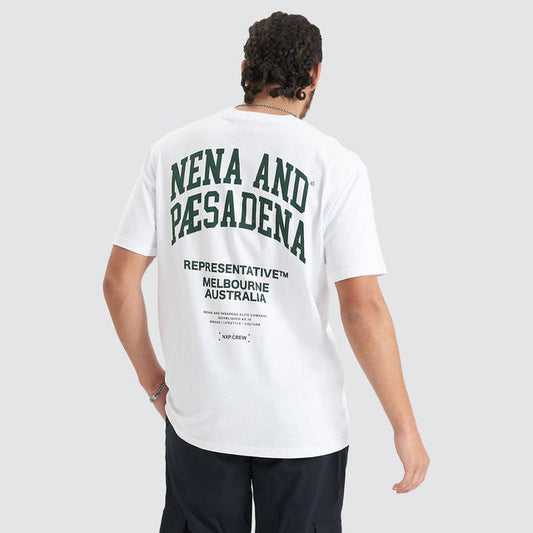 Overview Relaxed Tee - Optical White