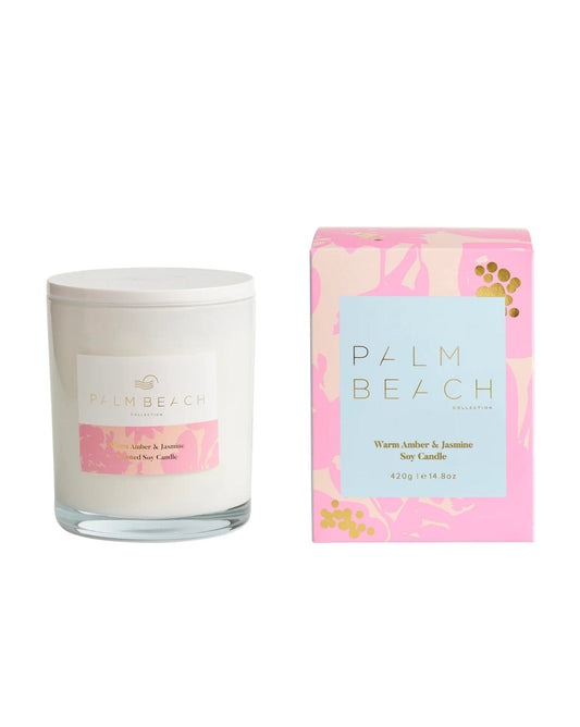 Standard 420g Candle - Warm Amber + Jasmine