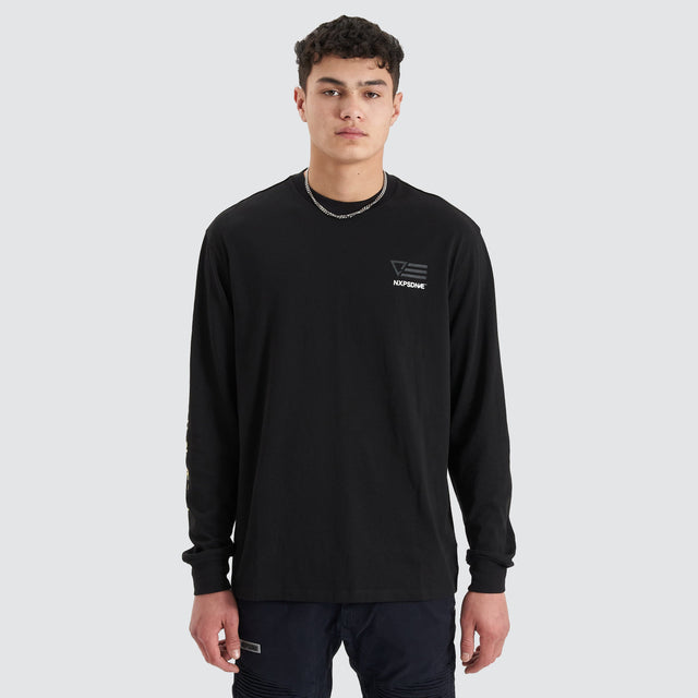 NXP Parti LS Tee - Jet Black (view 6)