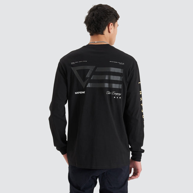 NXP Parti LS Tee - Jet Black (view 4)