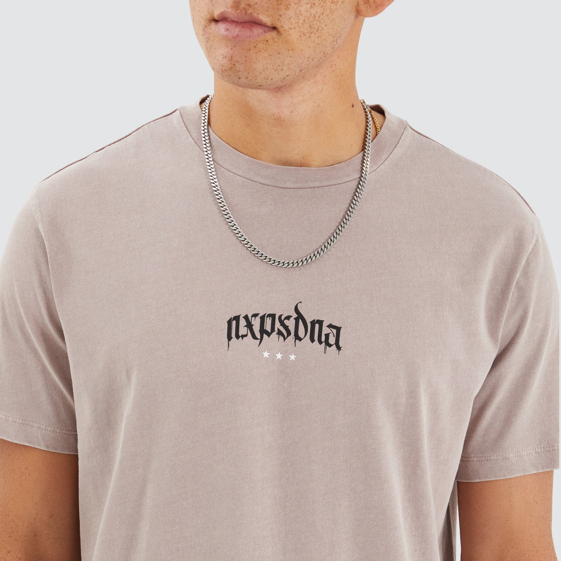 Prime Dual Curved Tee - Pigment Etherea