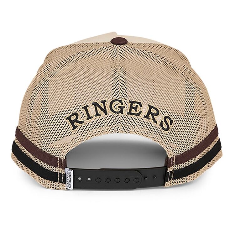 Ringers Western Country Club Deep Fit Trucker Cap -  Saddle Brown (view 2)