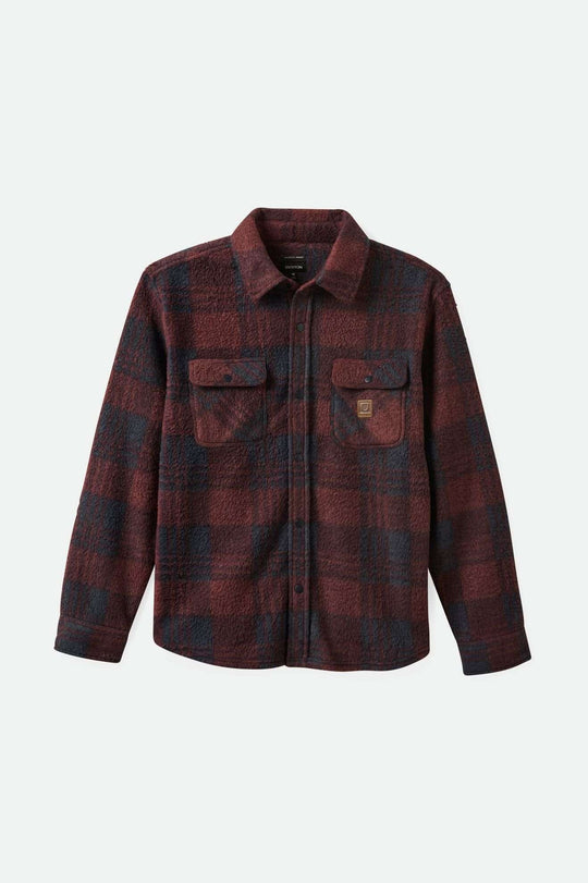 Bowery WB Arctic Stretch Fleece - Cordovan Red / Washed Navy Plaid