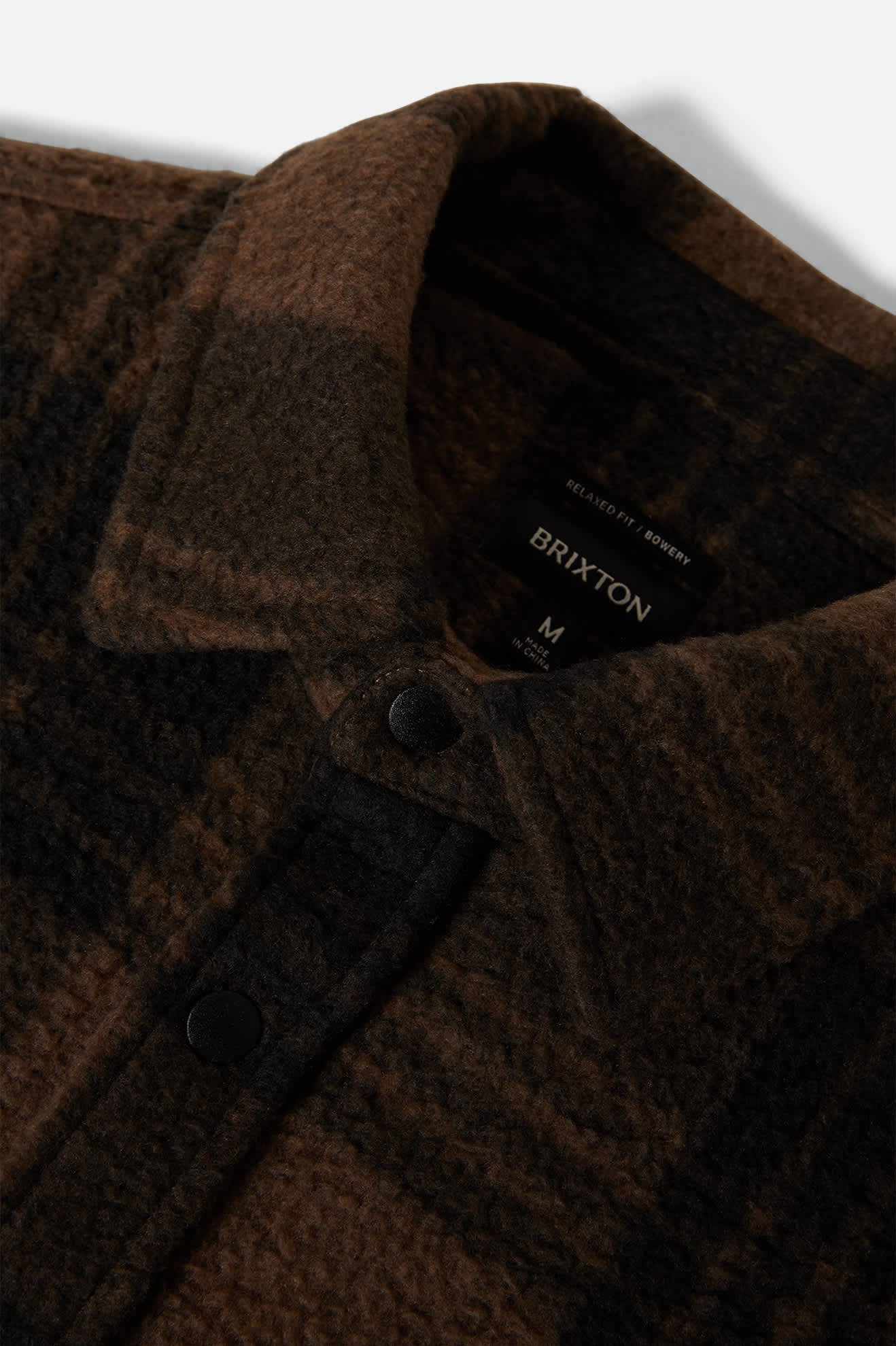Bowery WB Arctic Stretch Fleece - Burro Brown / Black Plaid