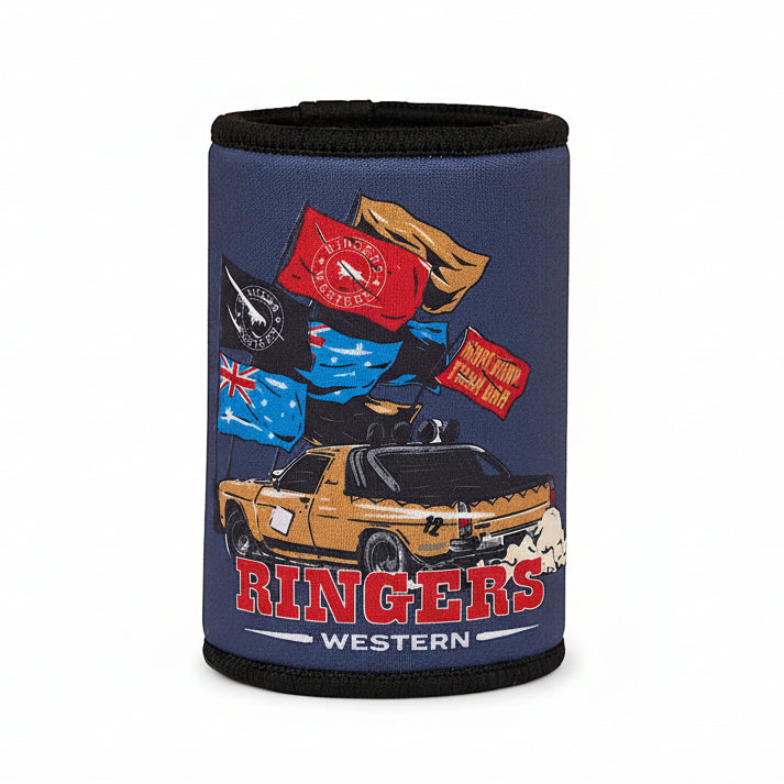 Ute Flag Stubby Cooler - Navy