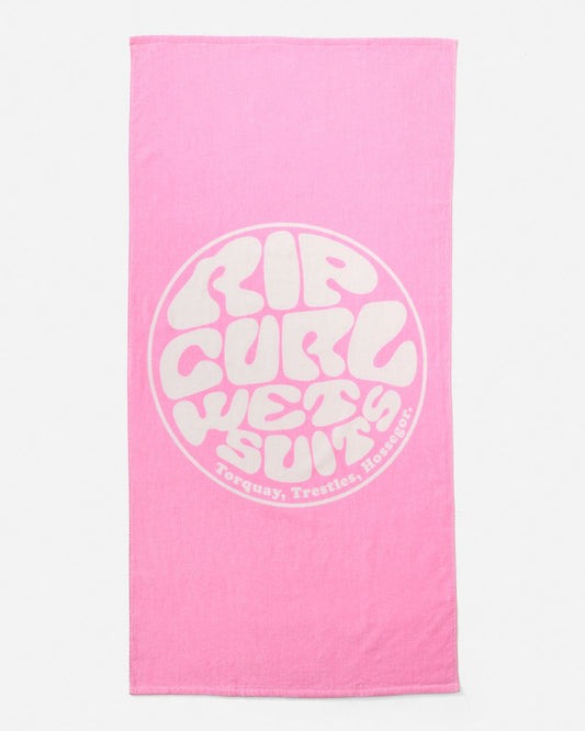 Graphic Standard Towel - Pastel Pink