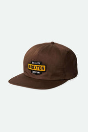 Osborn MP Snapback - Pinecone Brown - Catani Clothing