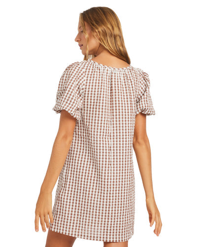Roxy Delilah Check Dress (view 3)