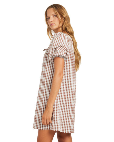 Roxy Delilah Check Dress (view 4)