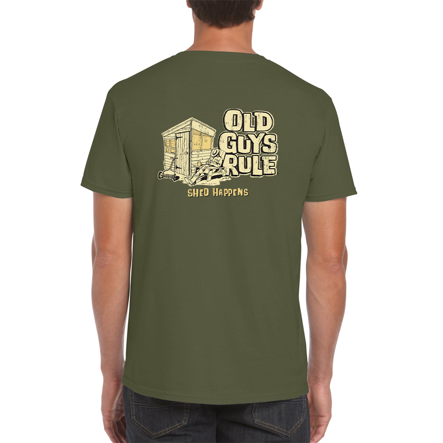 Shed Happens Tee - Military
