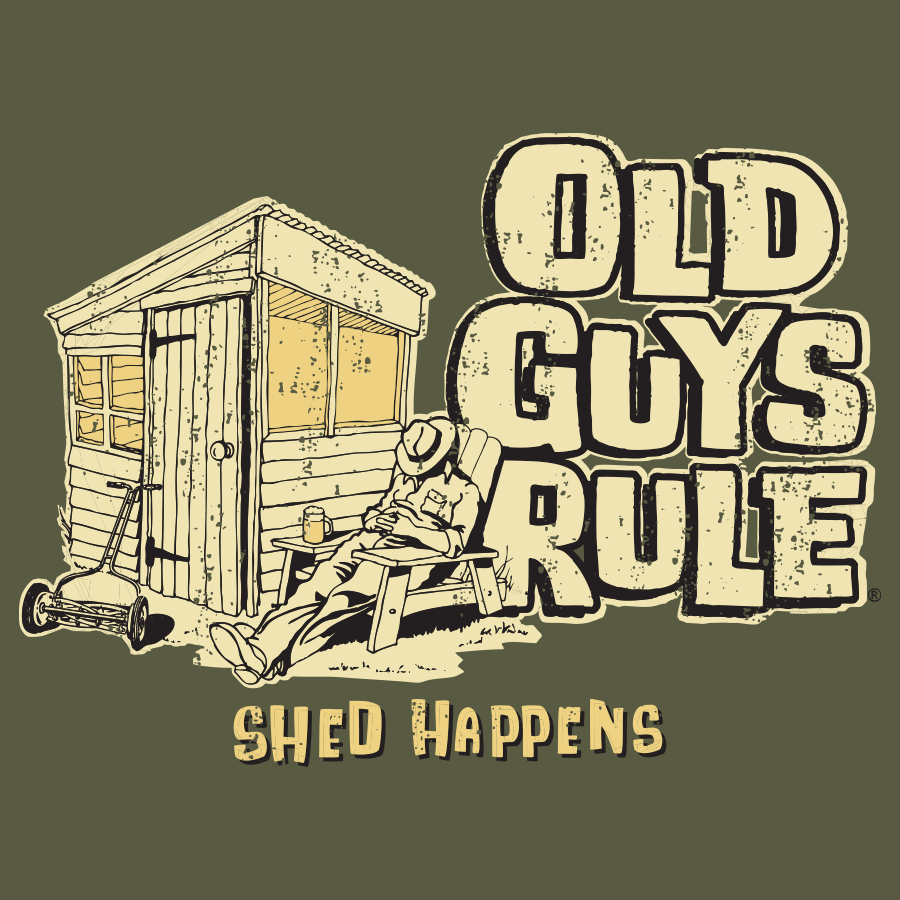 Shed Happens Tee - Military