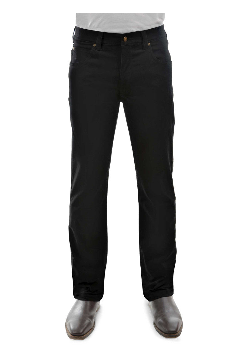 Thomas Cook Moleskin Jean short leg in black