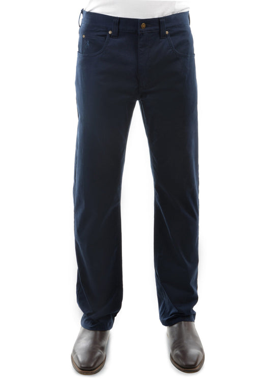 Moleskin Straight Leg Jean - Navy