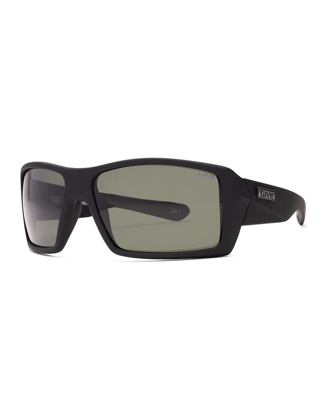 Liive The Edge floating polarised sunglasses in matt black