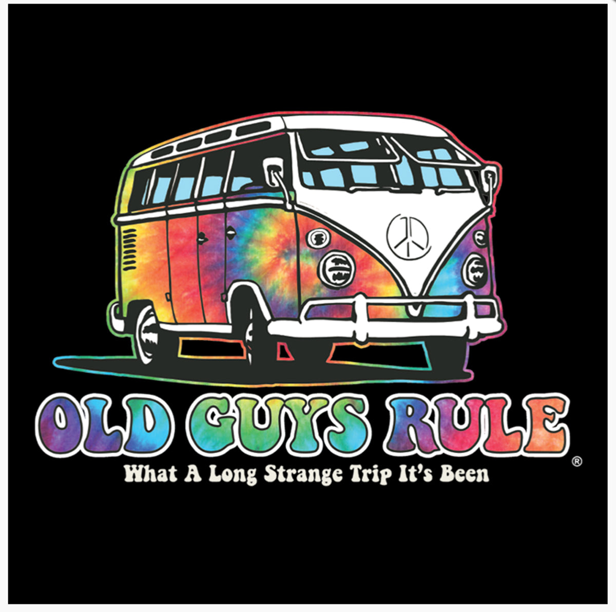 What A Long Strange Trip It's Been Tee - Black - Catani Clothing