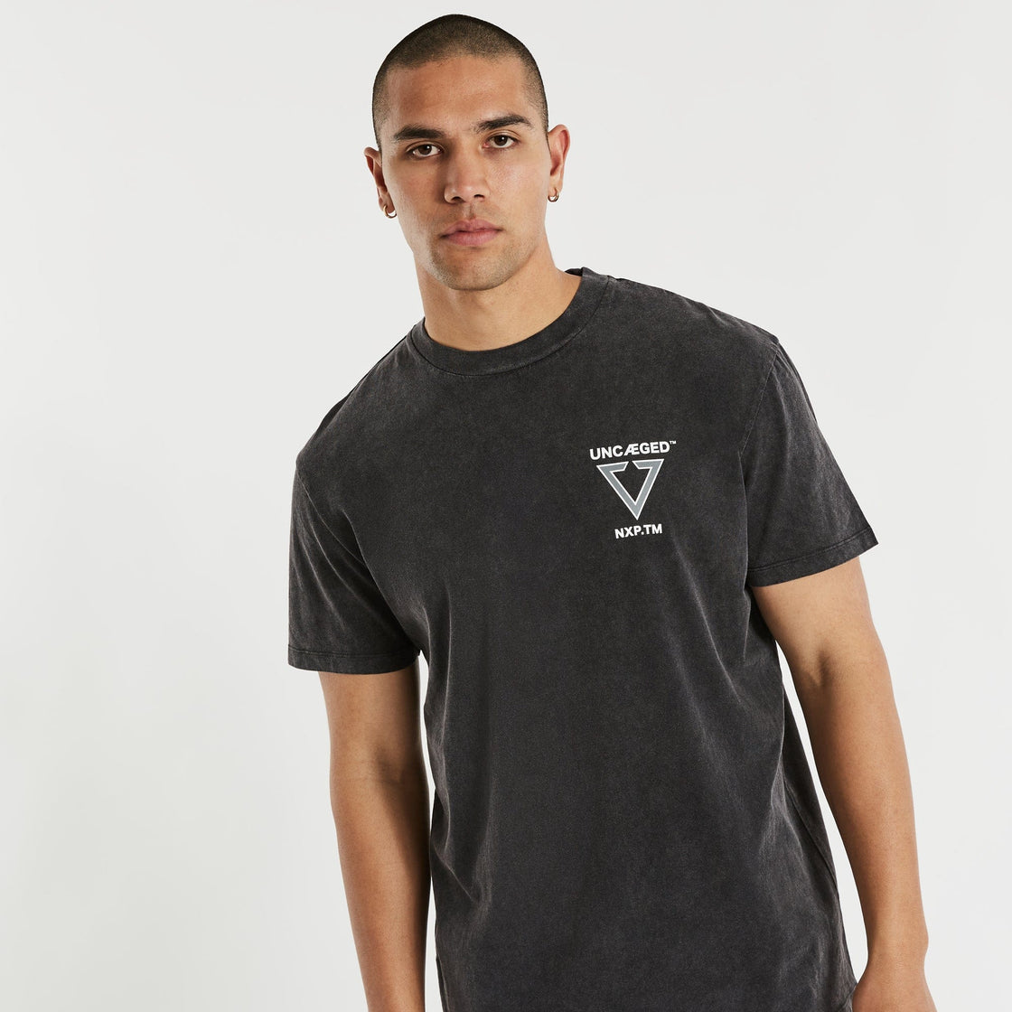 Uncaged Tee - Mineral Black