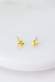 Zafino Flower Stud - Gold - Gold*
