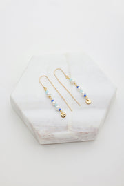 Alice Thread Earring - Gold / Blue