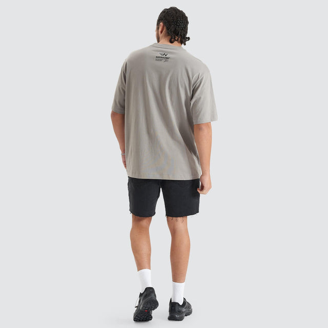 Untamed Heavy Oversized Tee - Moon Mist