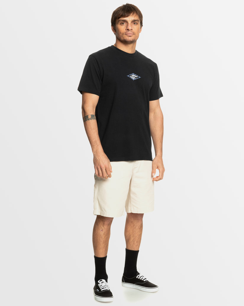 Quiksilver Diamond Thorn SS Tee - Black (view 3)