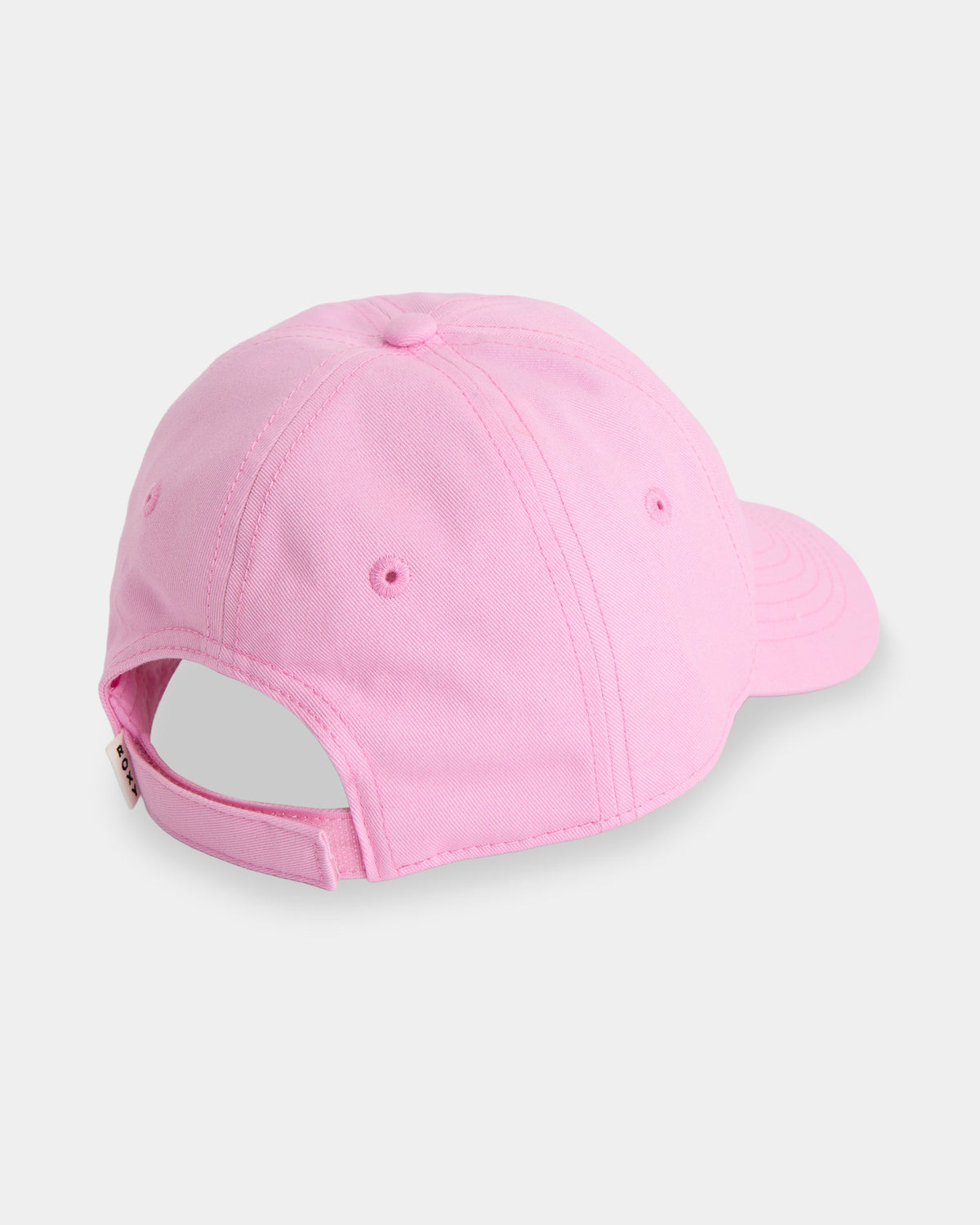 Roxy Swell Time Snapback Cap in pink frosting - back