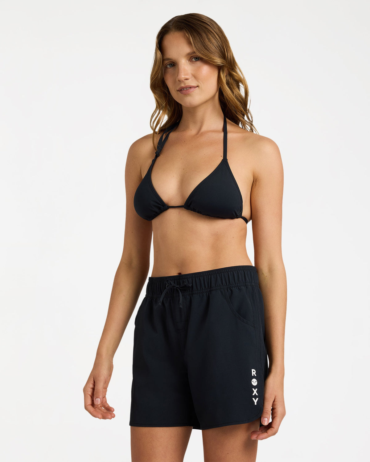 Roxy Wave 5 inch Boardshorts in anthracite - side