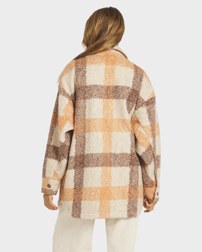 Over and Out Plaid Shacket - Over and Out Plaid