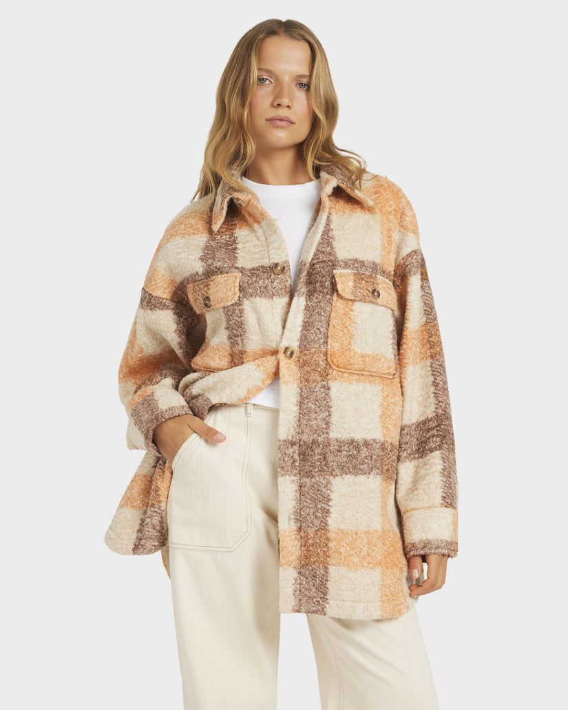 Over and Out Plaid Shacket - Over and Out Plaid