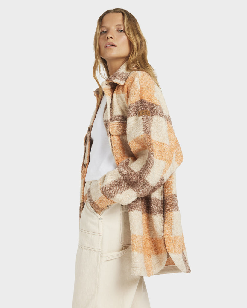 Over and Out Plaid Shacket - Over and Out Plaid