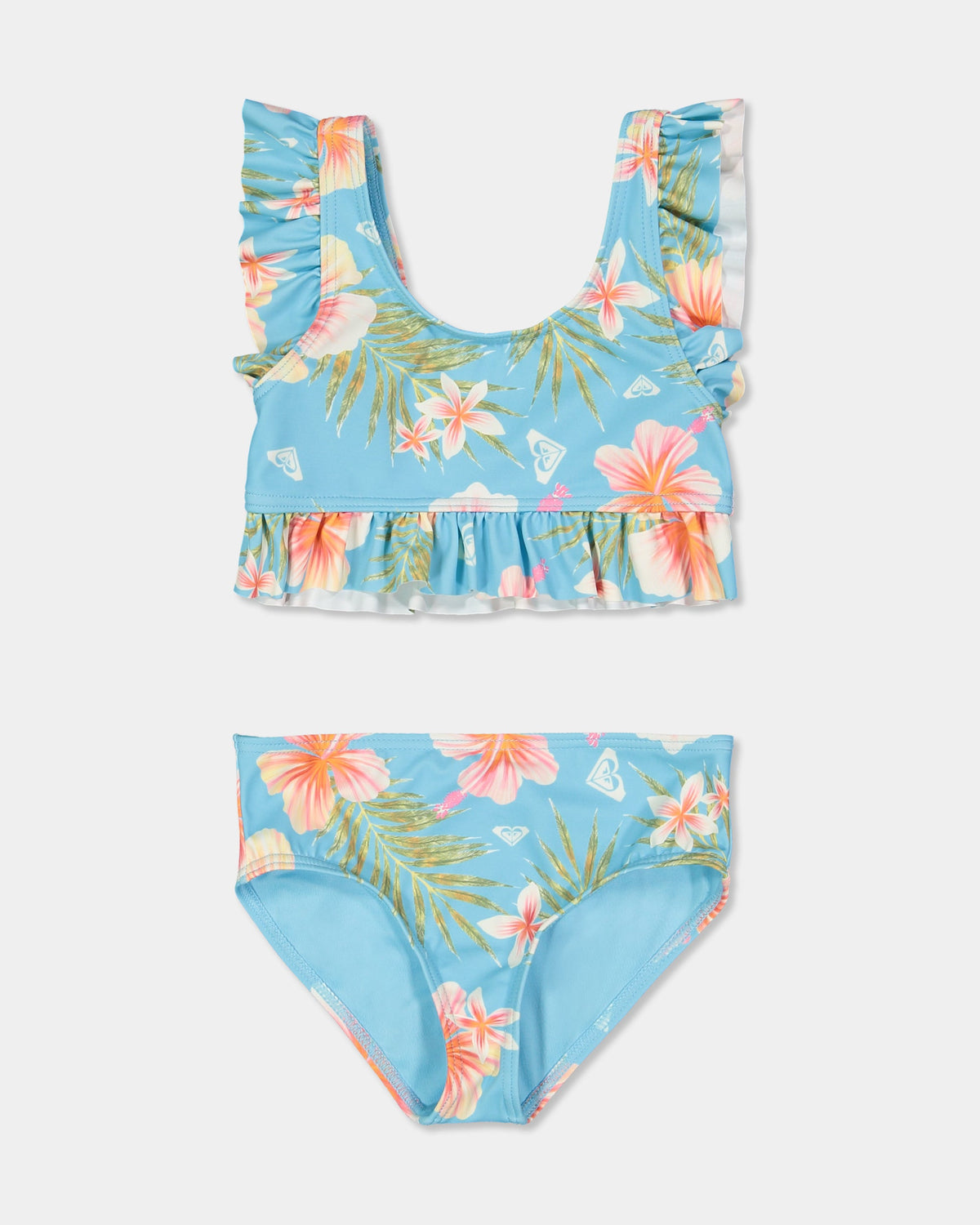 Roxy Hawayiha Crop Top Two Piece in splish splash - front