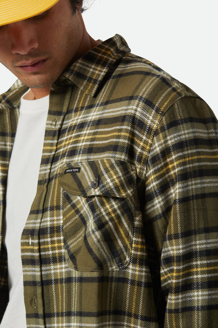 Bowery Flannel - Ivy Green / Olive Surplus / Black