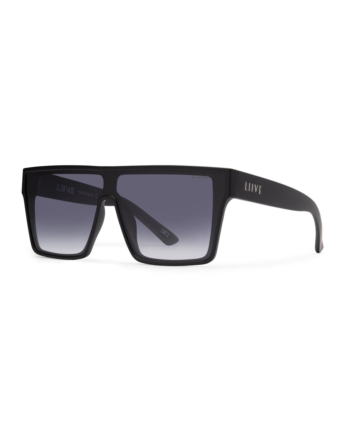 Liive Wasteland shield sunglasses in matt black